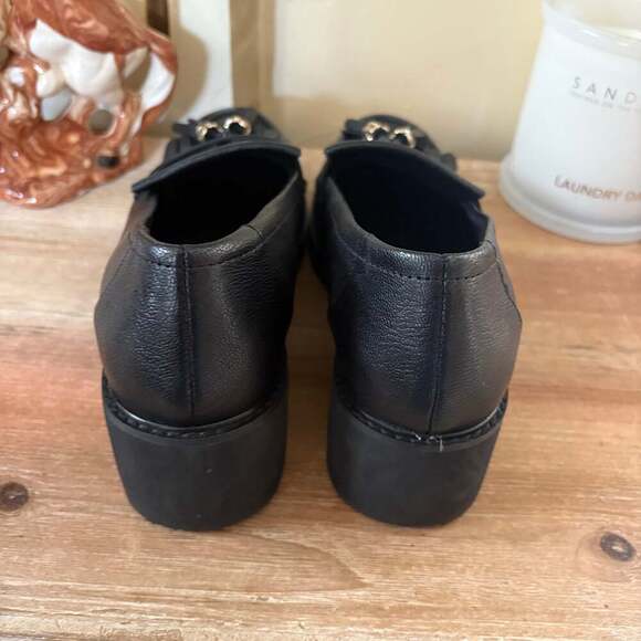 Naturalizer Desmond Lug Loafer in Black Leather goblincore grunge - Picture 6 of 9